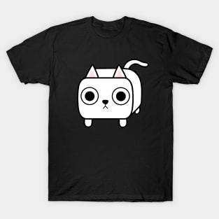 White Kitty Cat Loaf T-Shirt